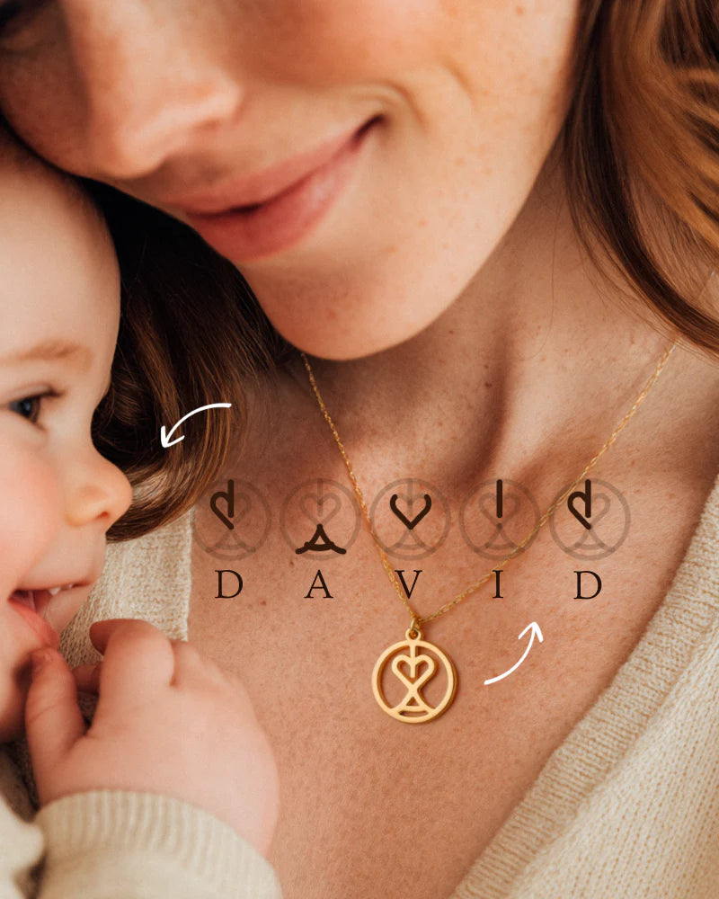 Bei mir – Namenssymbol-Halskette